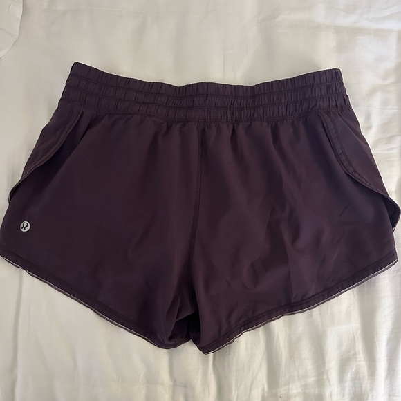 Lululemon Athletica Women's Plum/Purple Shorts - Picture 3 of 4